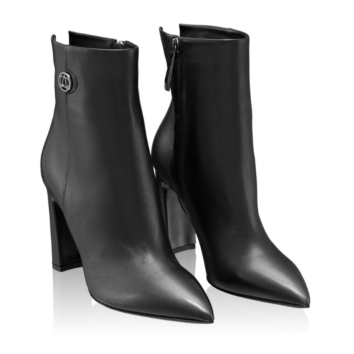 Botine Dama 7966 Vitello Negru