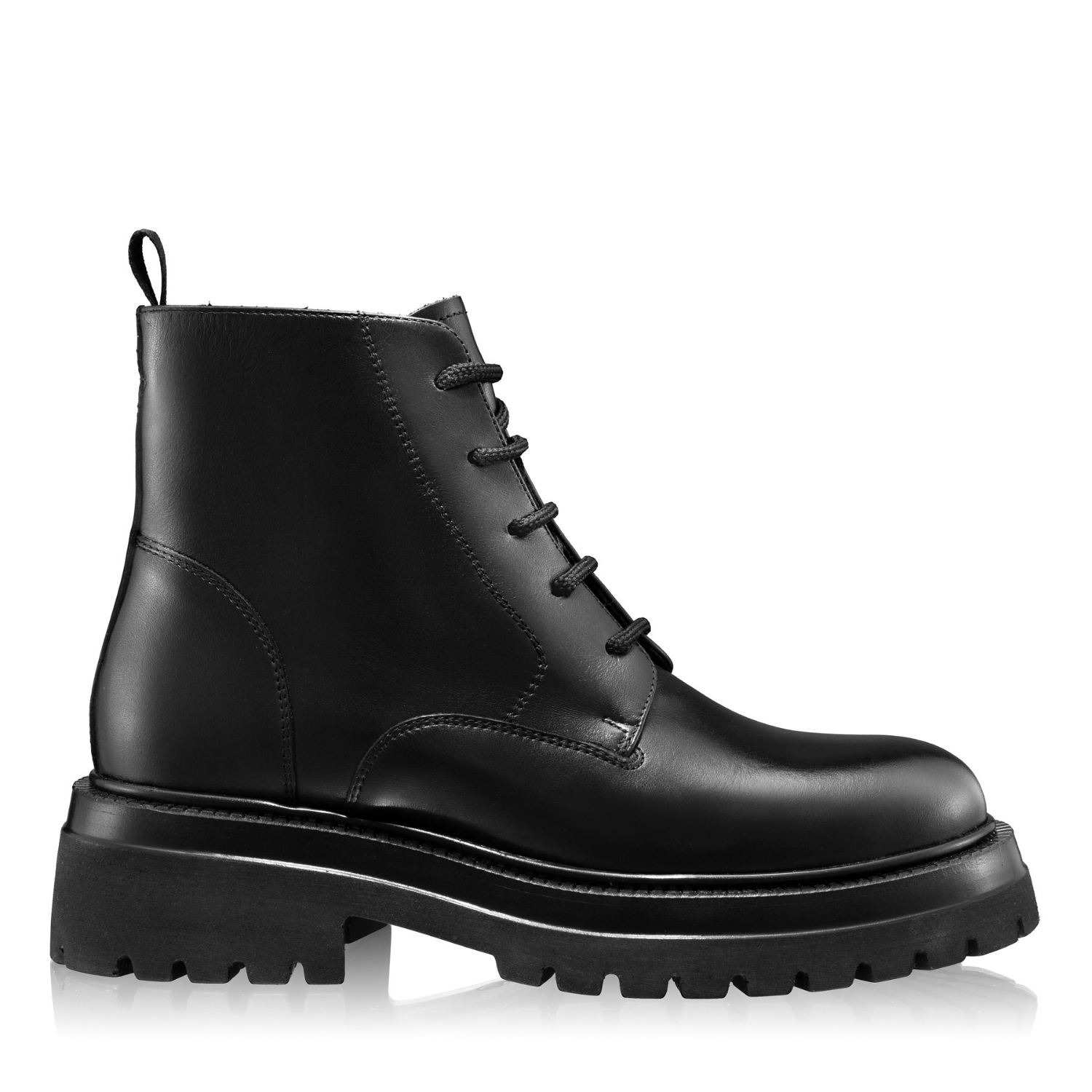 Picture of Women Leather Boots 7932 Vitello Black