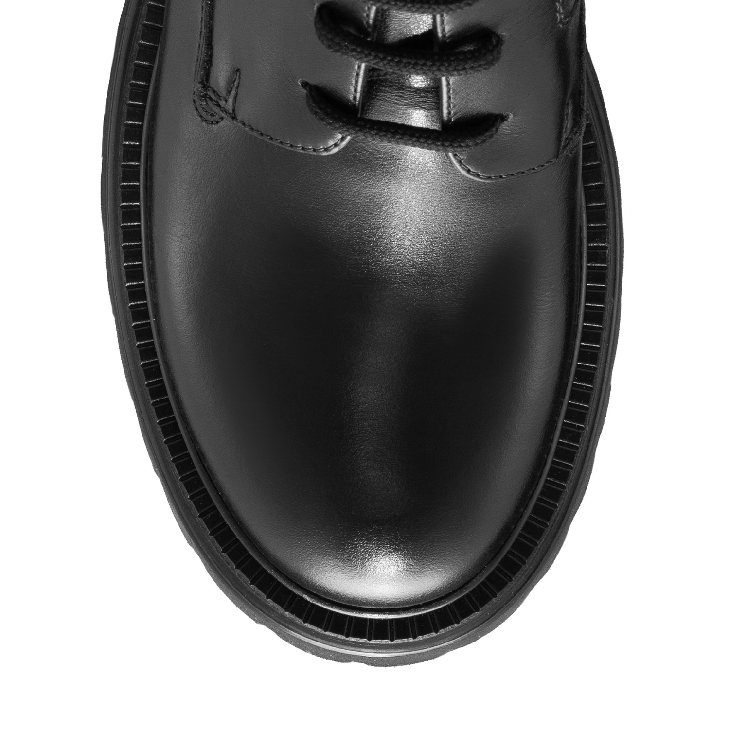 Picture of Women Leather Boots 7932 Vitello Black