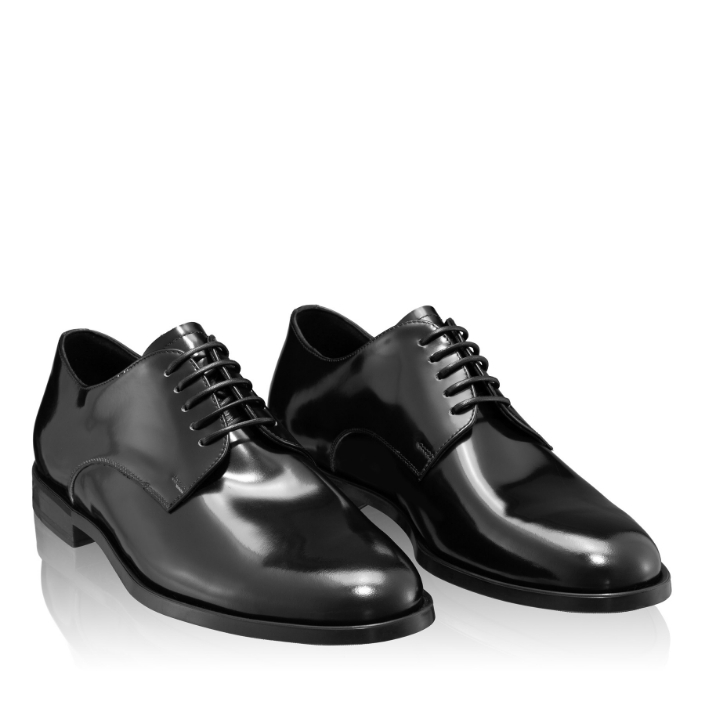 Imagine Pantofi Eleganti Barbati 7707 Abrazivato Negru