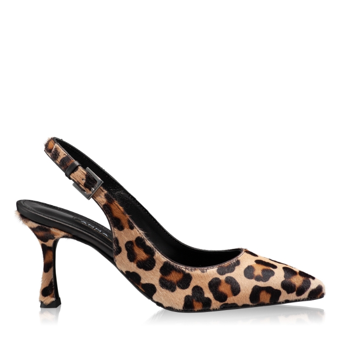 Imagine Pantofi Decupati Femei 8044 Cavallino Leopard