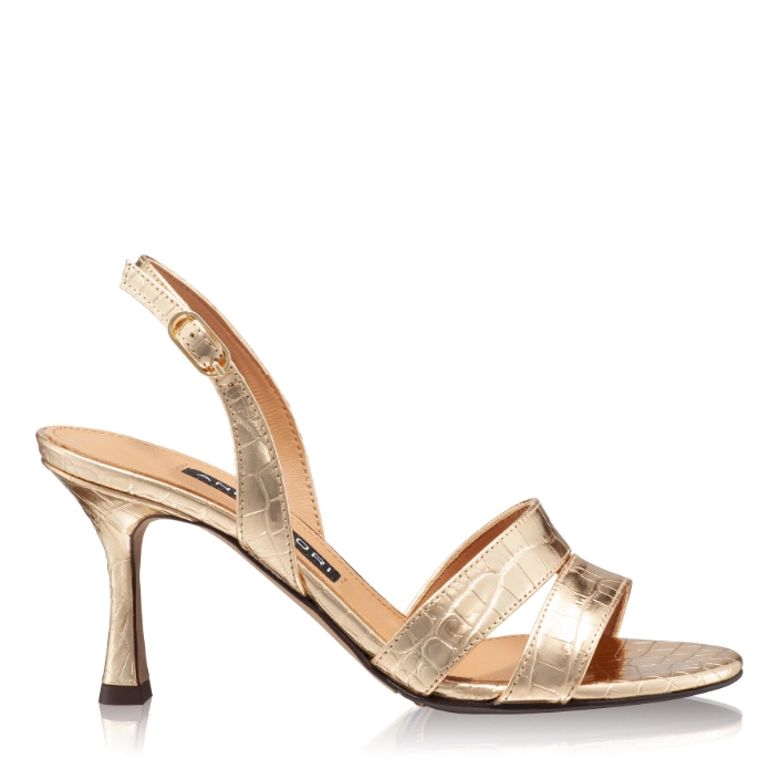 Imagine Sandale Dama 5875 Croco Platino 