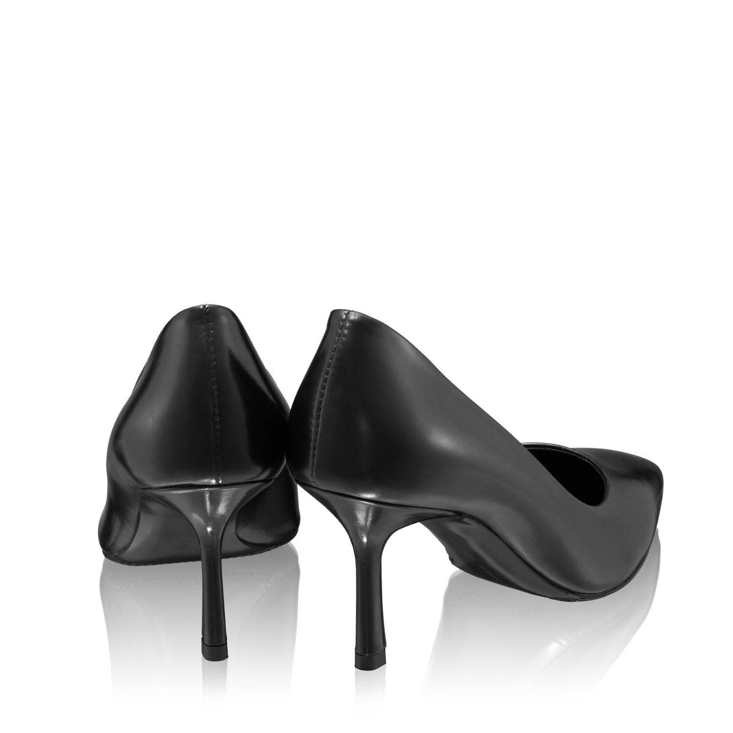 Picture of High-heel Pointed Toe Pumps 8026 Vitello Black