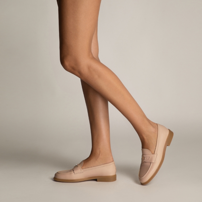 Pantofi Casual Dama 8003 Vitello Nude