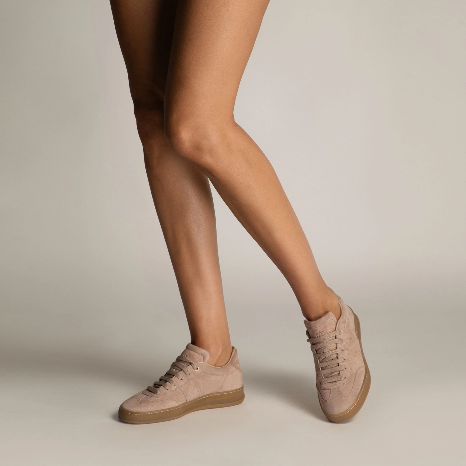 Imagine Pantofi Sport Dama 8066 Camoscio Nude