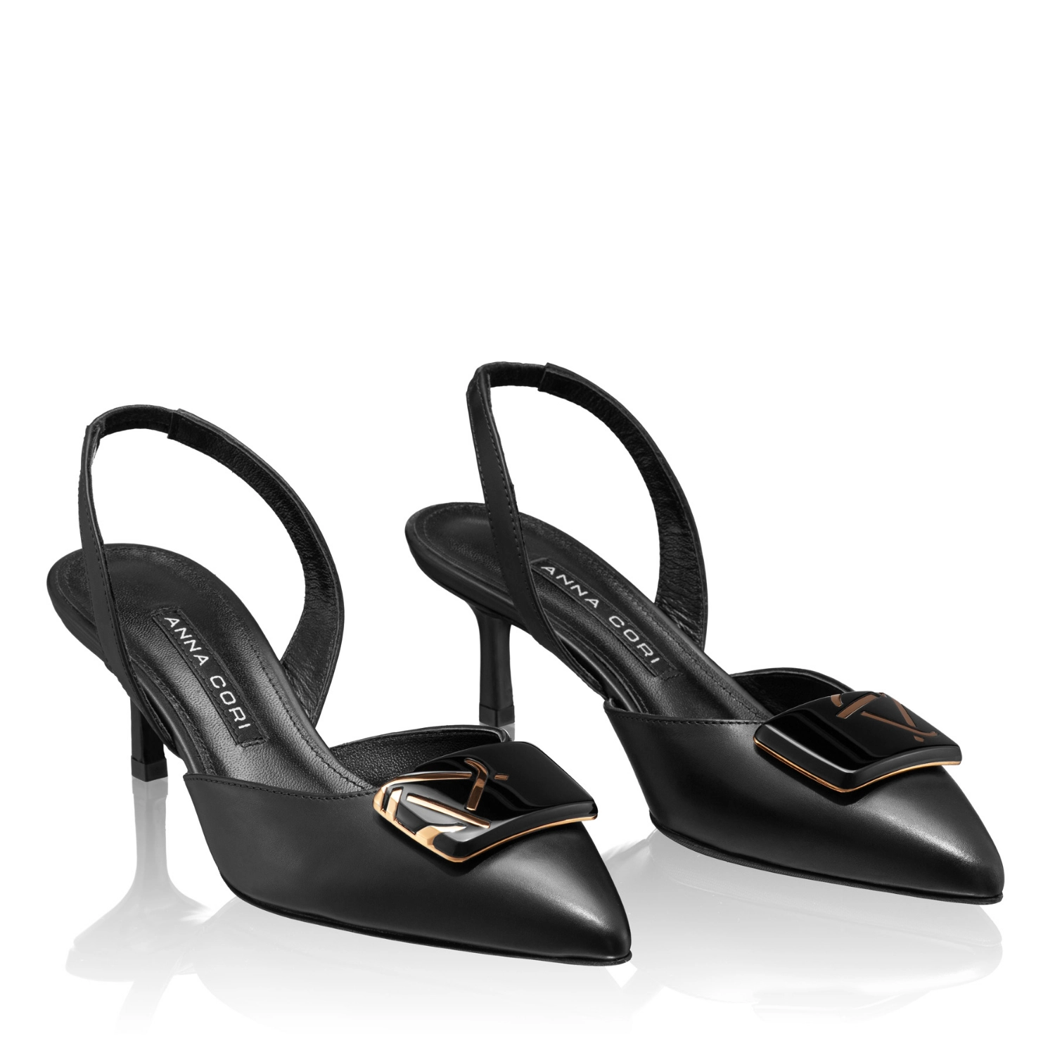 Снимка на Дамски Обувки с Отворени Пръсти 8123 Vitello Negru