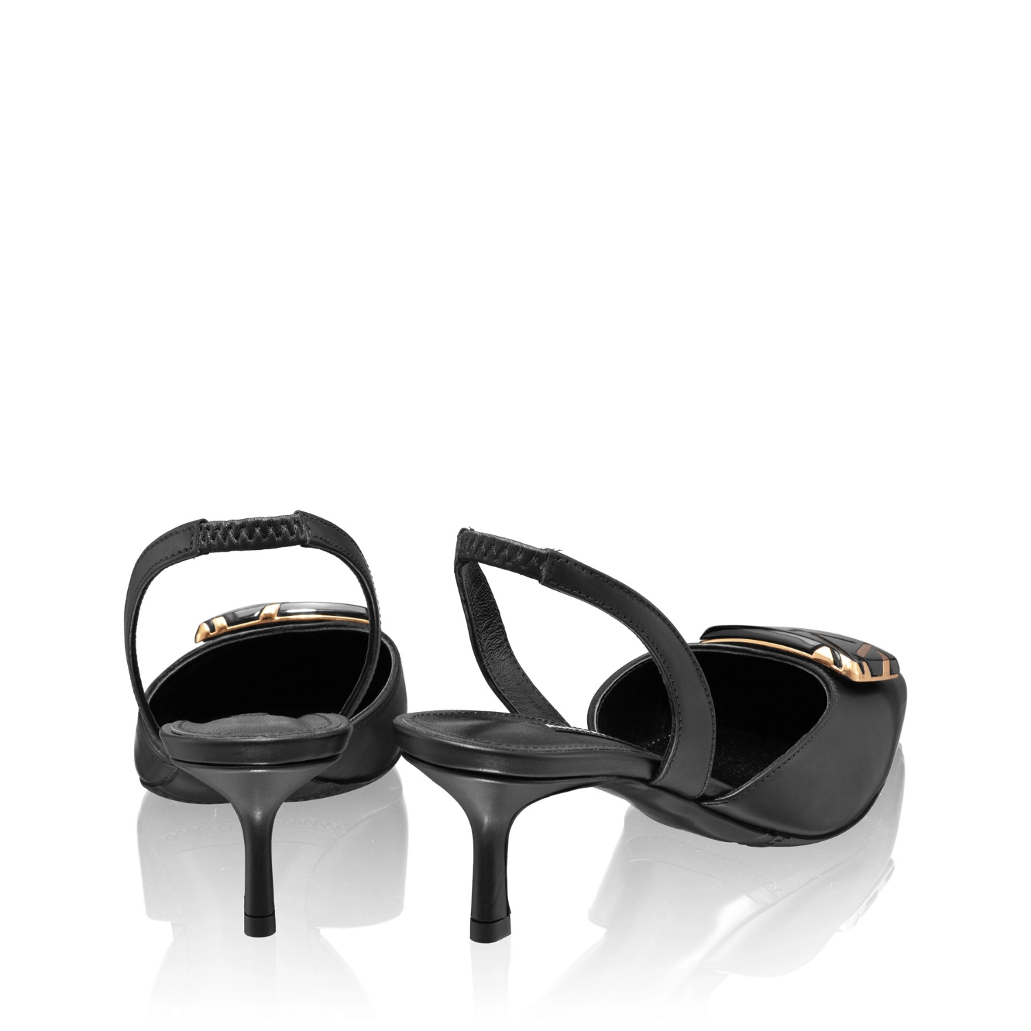 Снимка на Дамски Обувки с Отворени Пръсти 8123 Vitello Negru