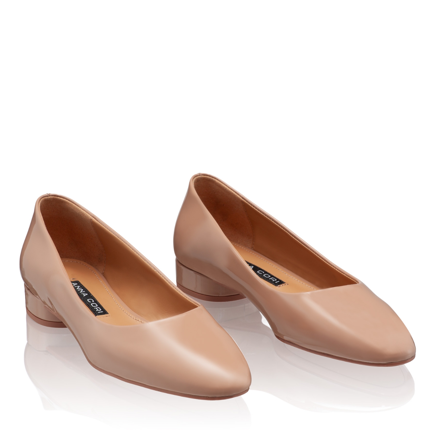 Imagine Pantofi Eleganti Dama 8047 Lac Nude