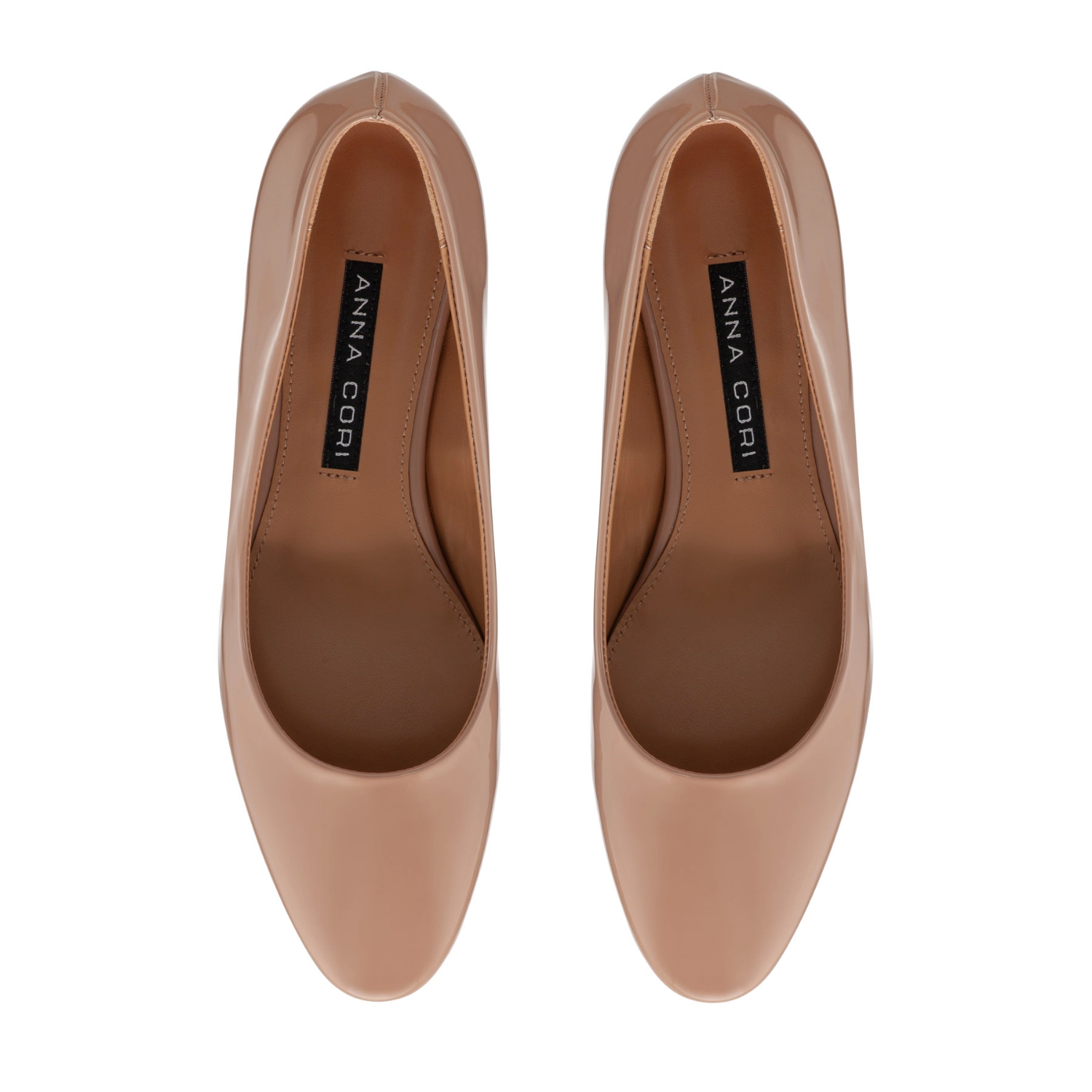 Imagine Pantofi Eleganti Dama 8047 Lac Nude