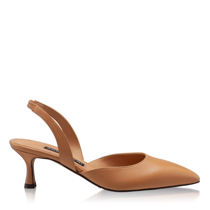 Imagine Pantofi Decupati Dama 8054 Vitello Cappuccino