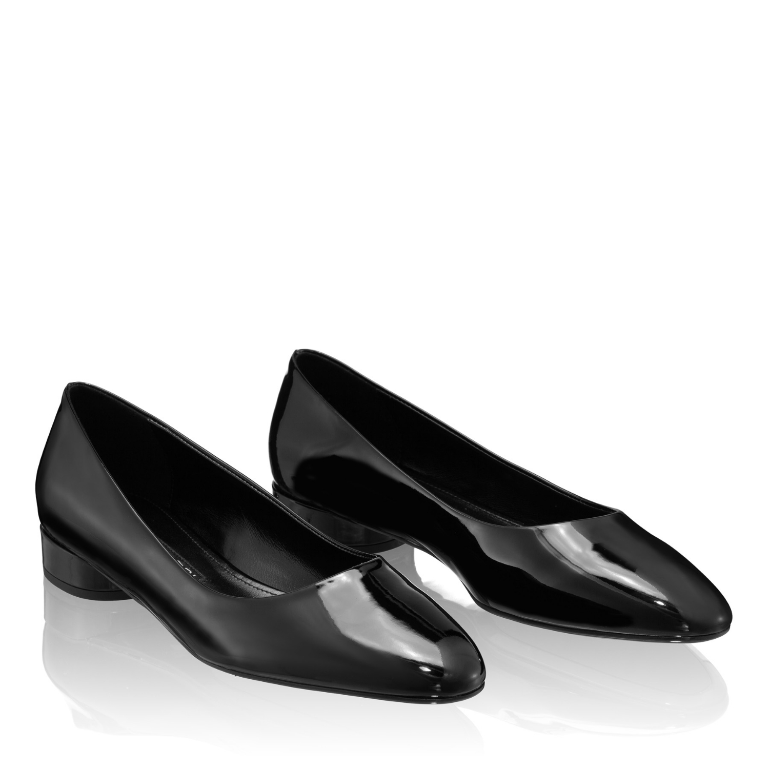 Picture of Kiteen-heel Slingback Pumps 8047 Lac Black