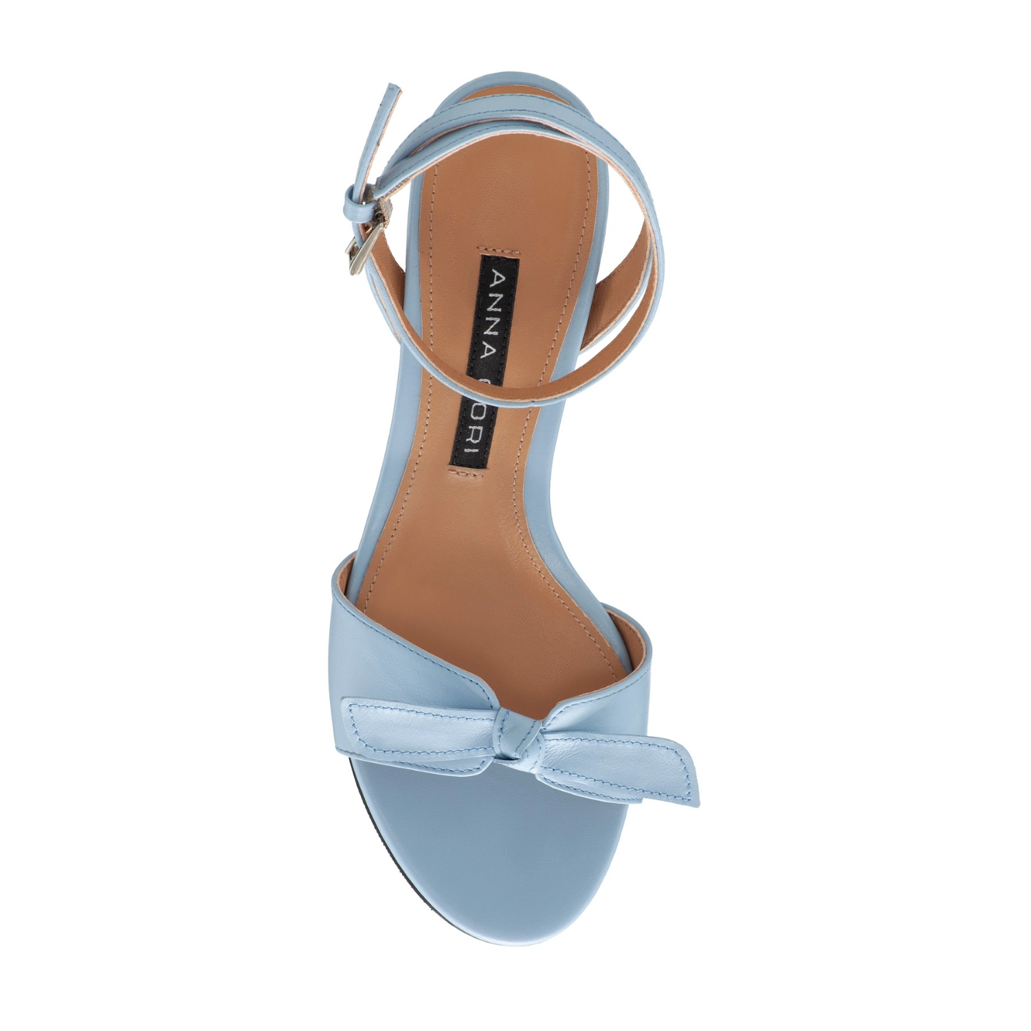 Picture of Women Leather Sandals 8110 Vitello Azzurro