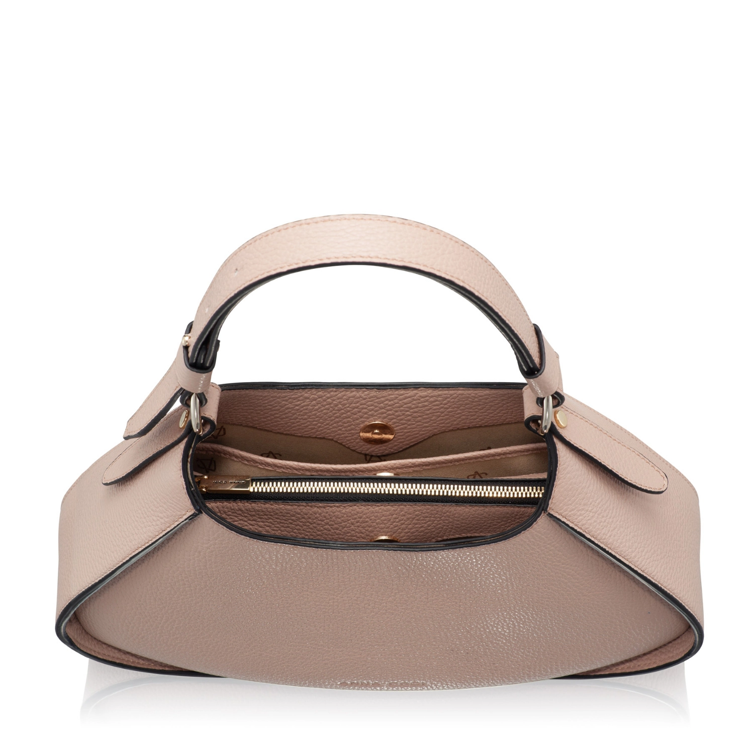 Picture of Women Leather Shoulder Bag GELIA 02 BOTTALATO NUDE