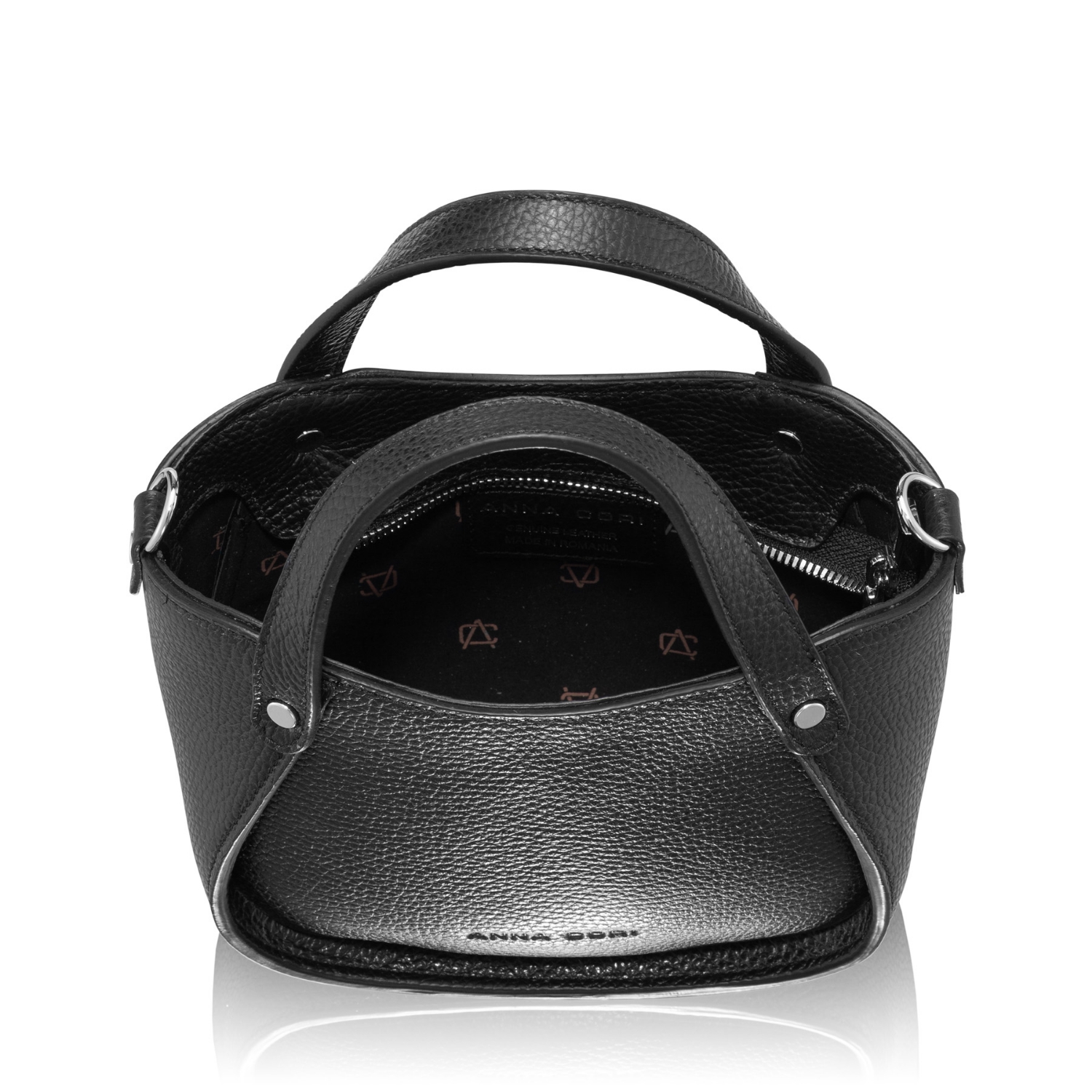 Imagine Geanta dama de Mana GELIA 01 BOTTALATO NEGRU