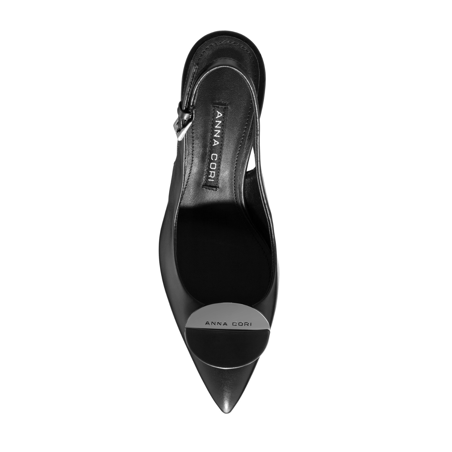 Imagine Pantofi Decupati Dama 8062 Vitello Negru