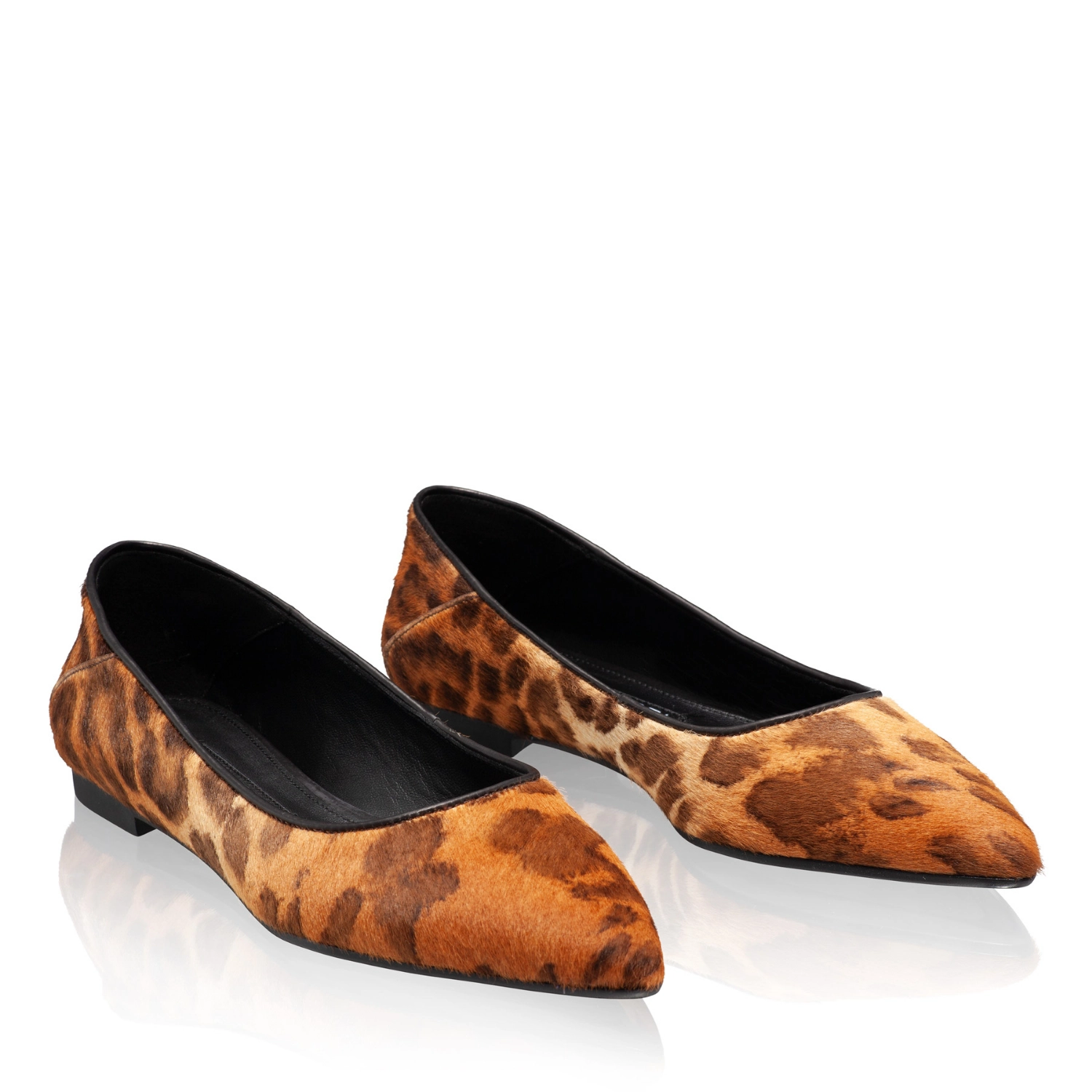 Imagine Balerini Dama 8182 Cavallino Leopard Camel+Maro
