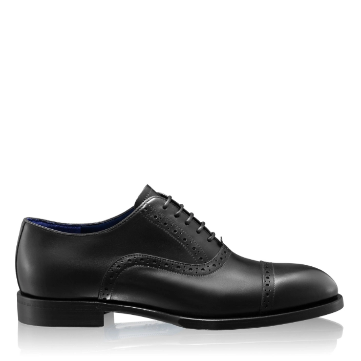 Imagine Pantofi Eleganti Barbati 7738 Vitello Negru