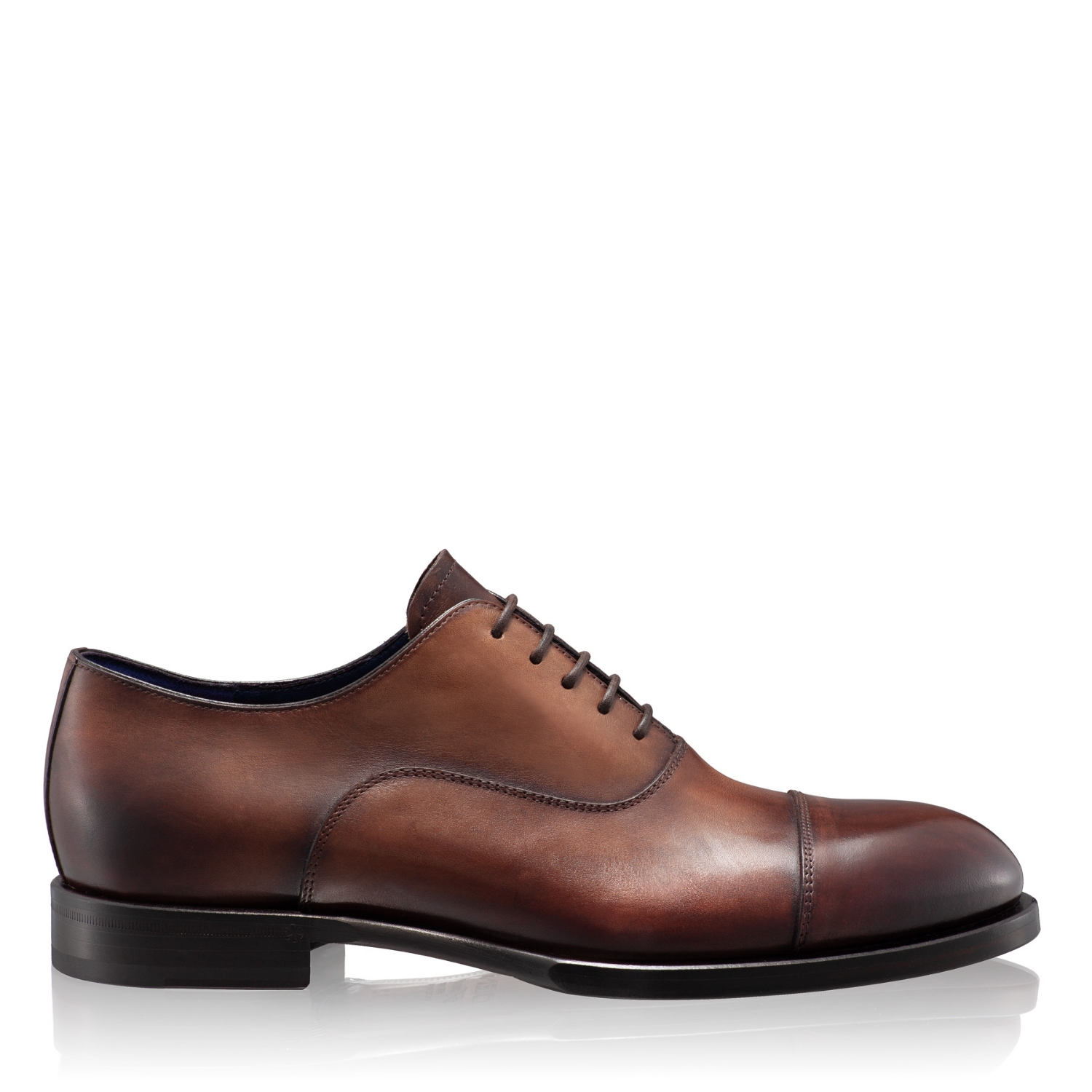 Picture of Men Handmade Elegant Shoes 7729 Vitello Brown