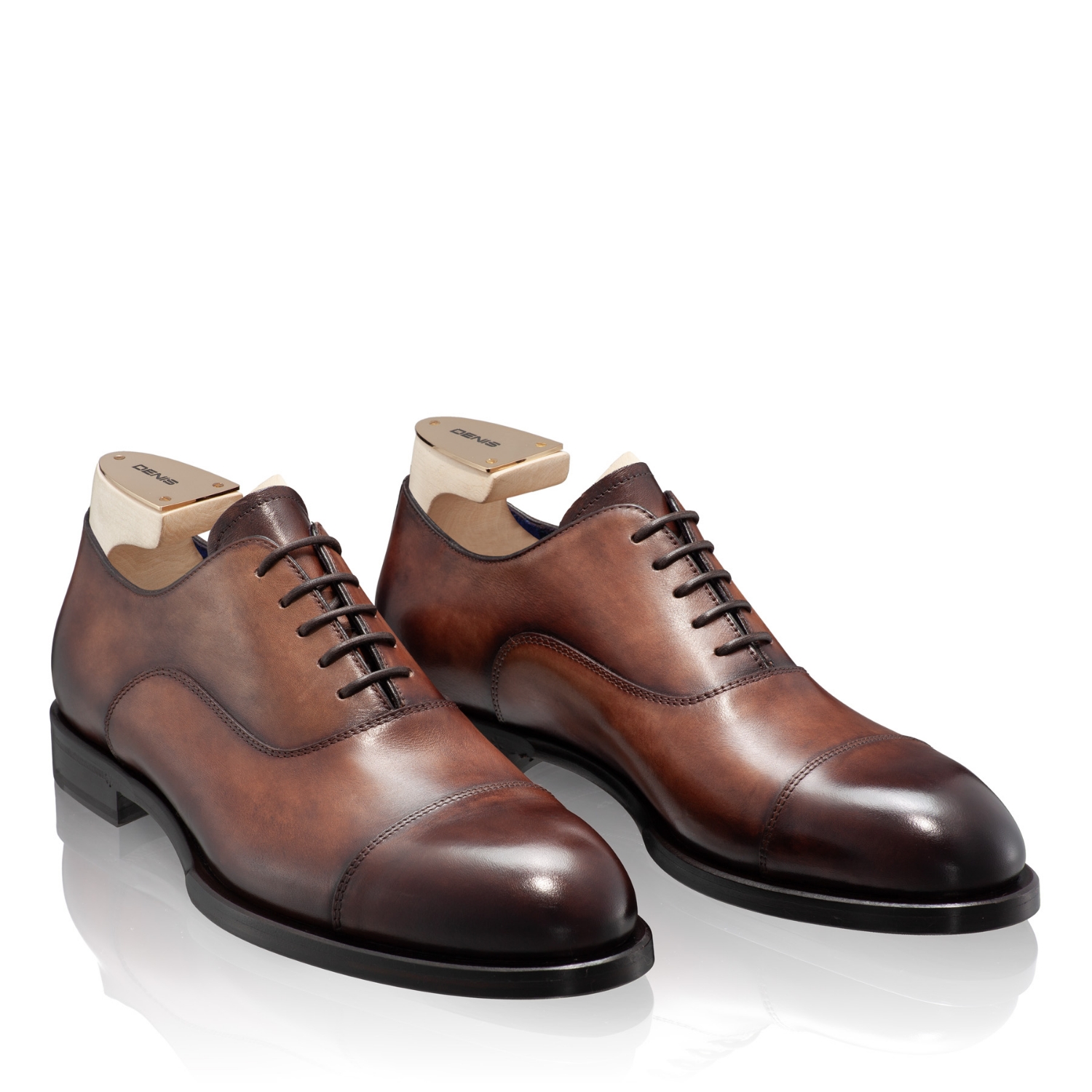 Picture of Men Handmade Elegant Shoes 7729 Vitello Brown