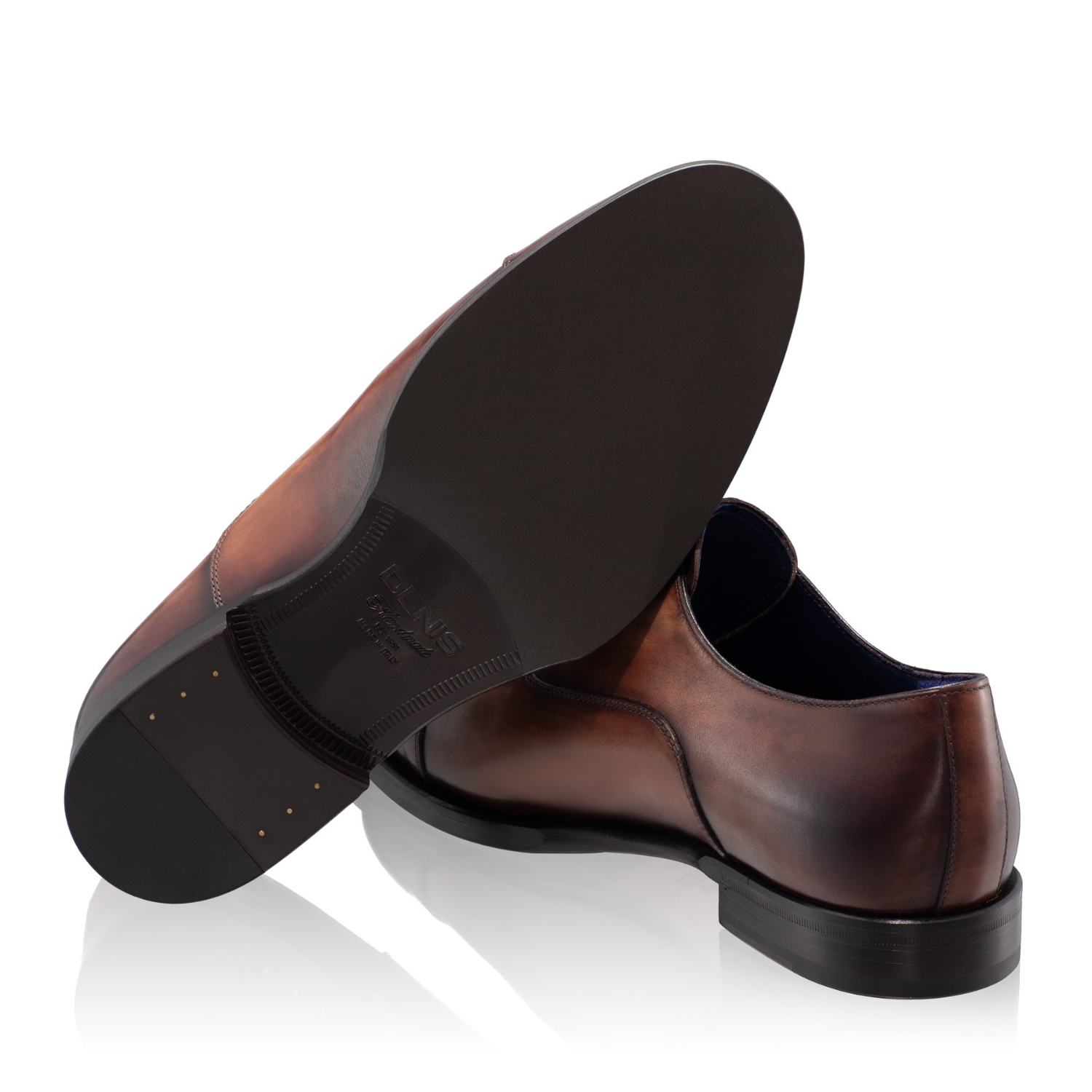 Picture of Men Handmade Elegant Shoes 7729 Vitello Brown