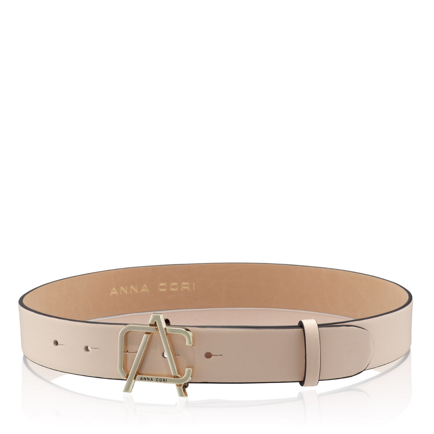 Picture of Women Leather Belt 62 VITELLO NUDE