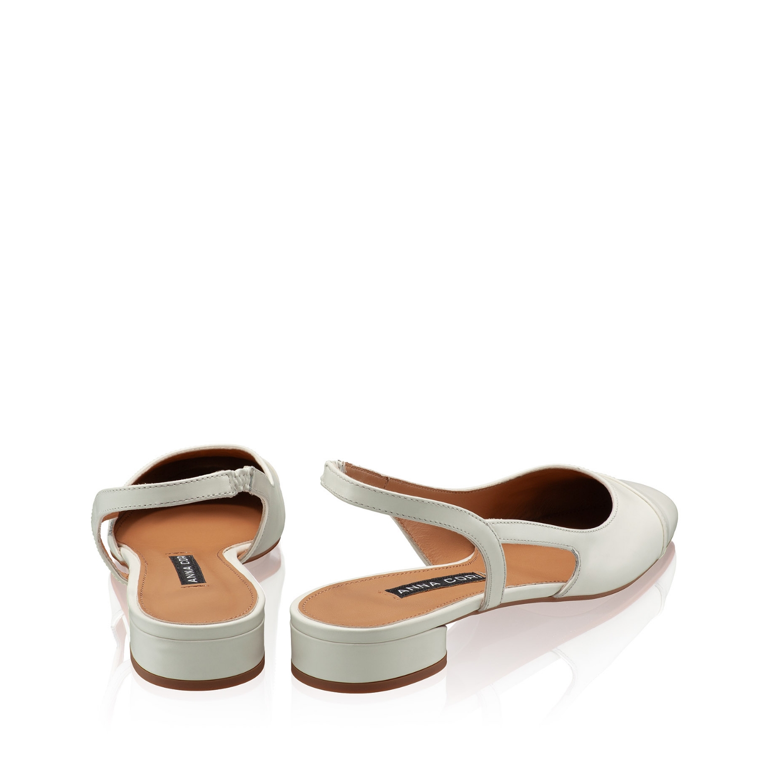 Imagine Pantofi Decupati Dama 8078 Vitello+Panna