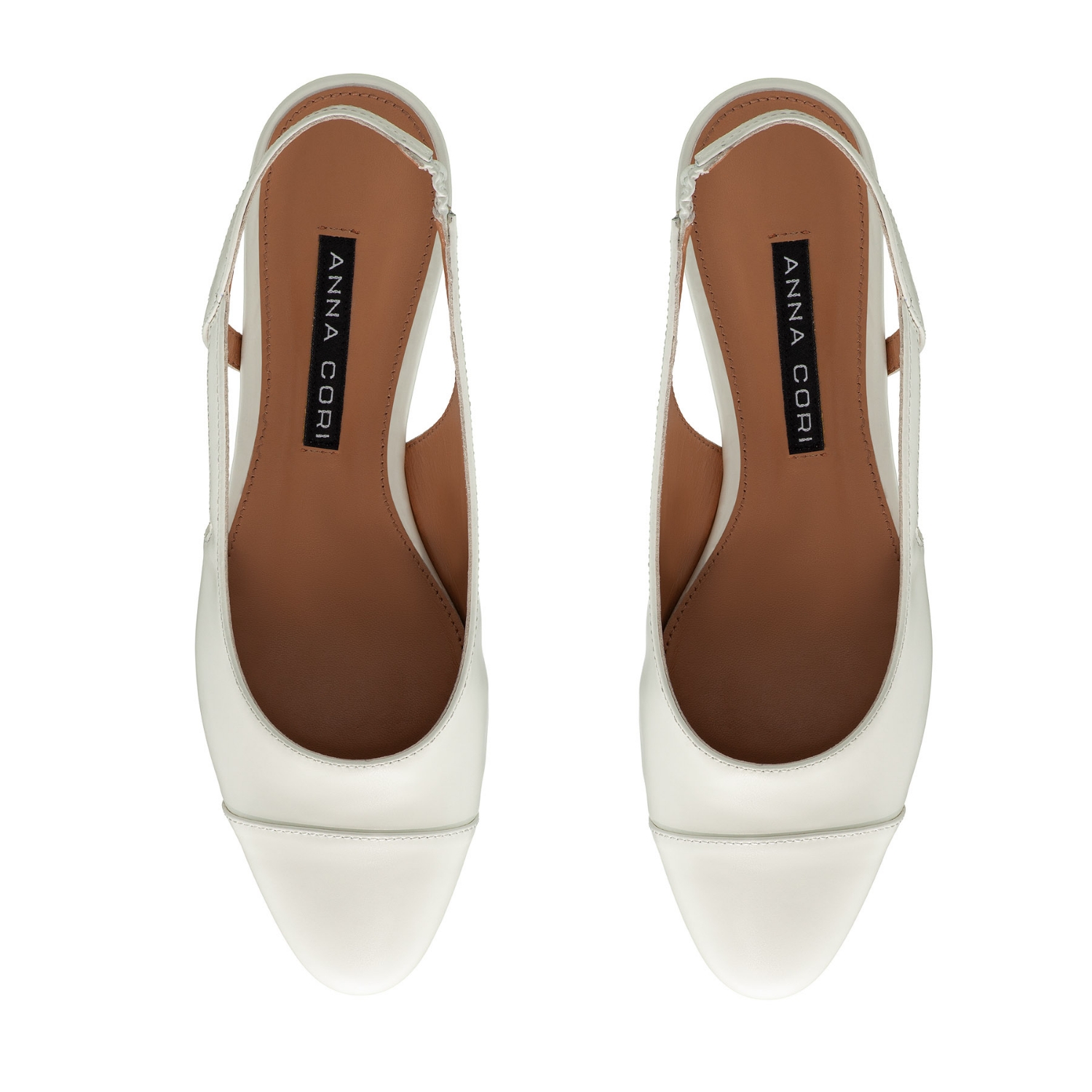 Imagine Pantofi Decupati Dama 8078 Vitello+Panna