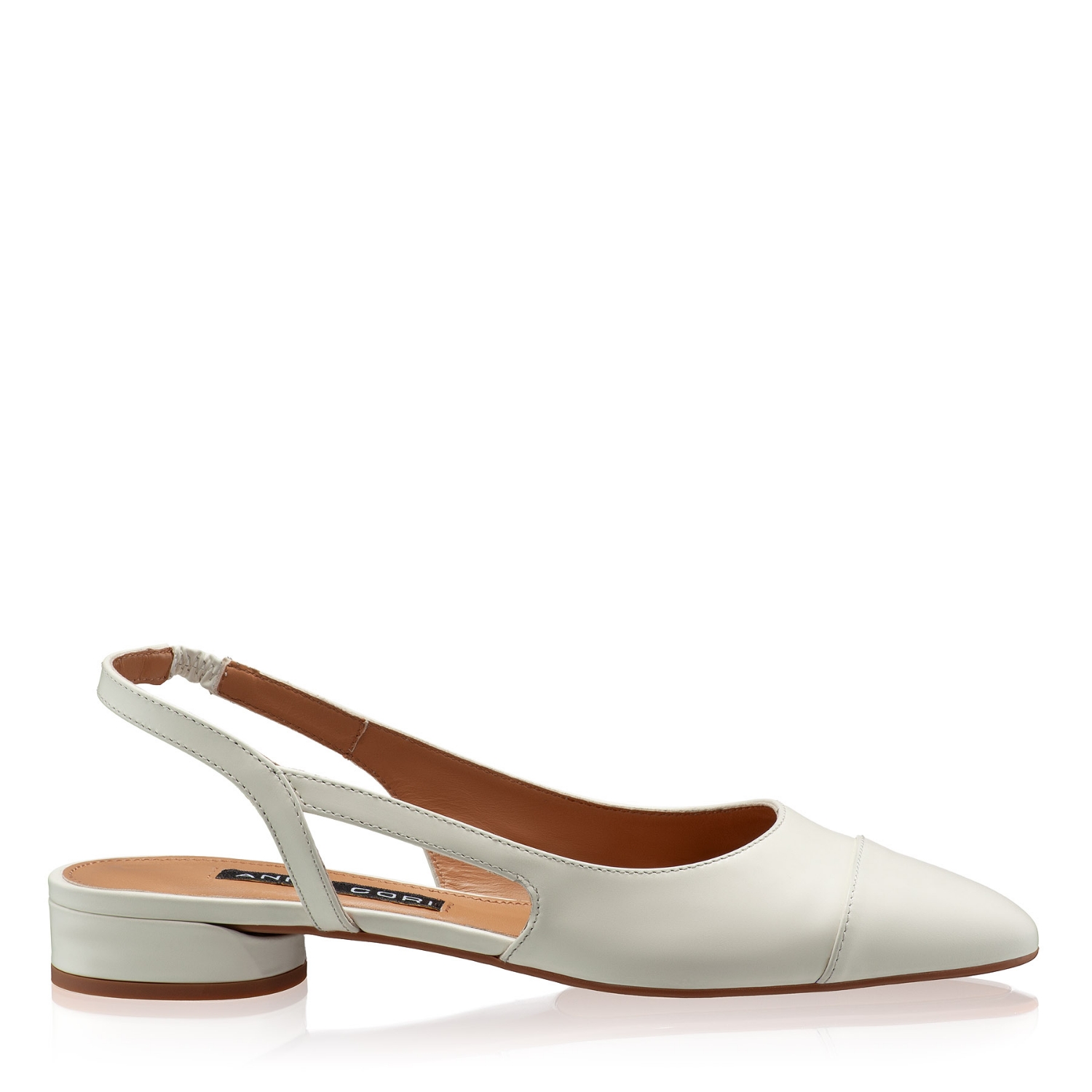 Imagine Pantofi Decupati Dama 8078 Vitello+Panna