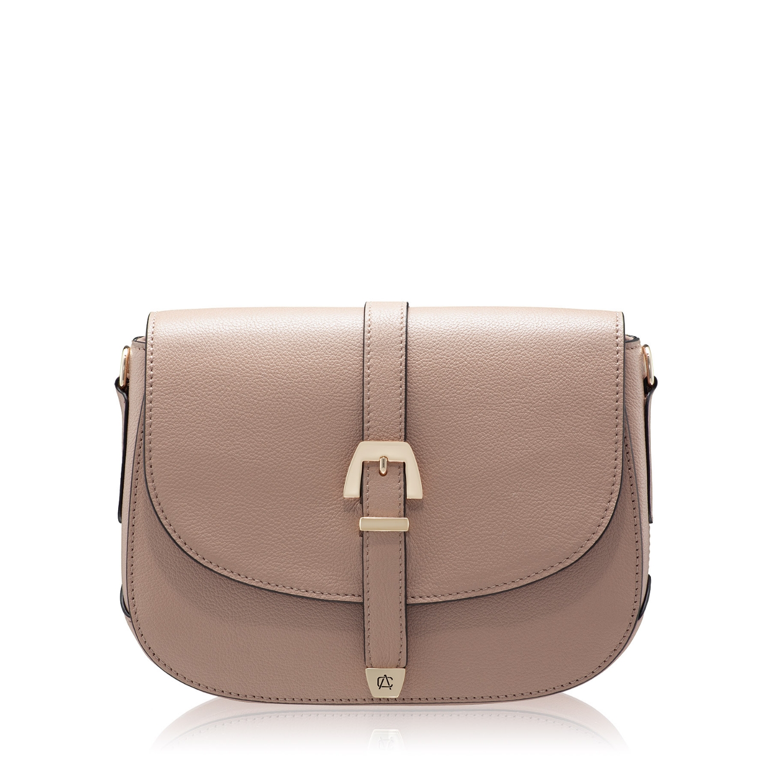 Picture of Women Leather Shoulder Bag MARIEL 02 BOTTALATO NUDE