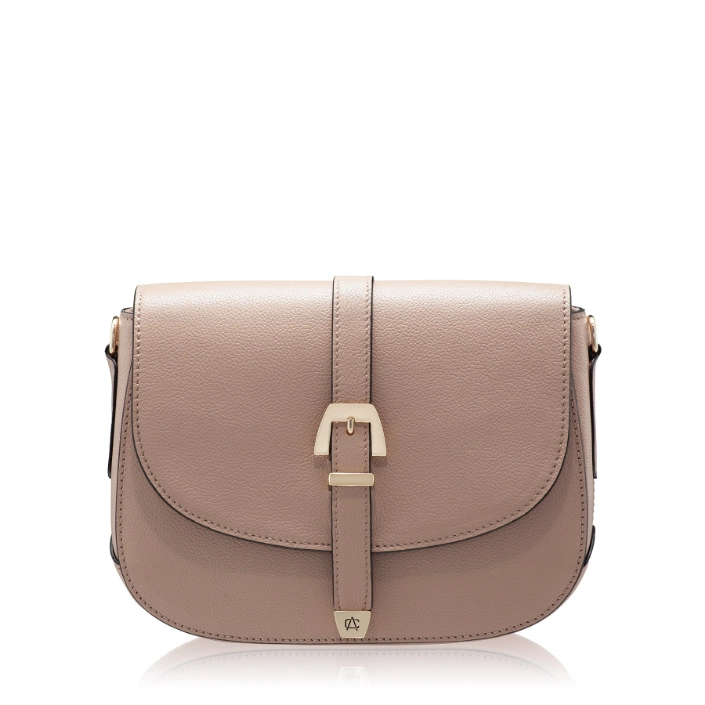 Show details for Women Leather Shoulder Bag MARIEL 02 BOTTALATO NUDE Picture of Women Leather Shoulder Bag MARIEL 02 BOTTALATO NUDE