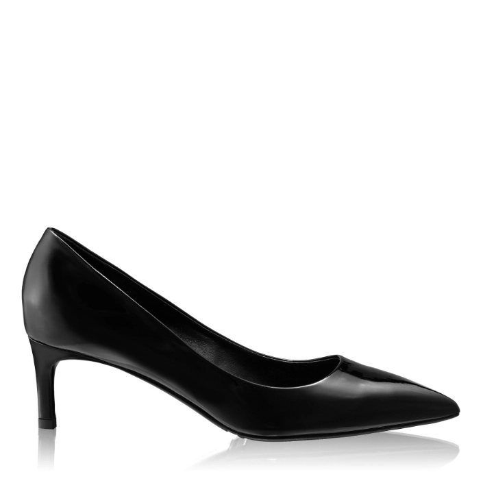 Picture of Mid-heel Pointed Toe Pumps 8220 Lac Black