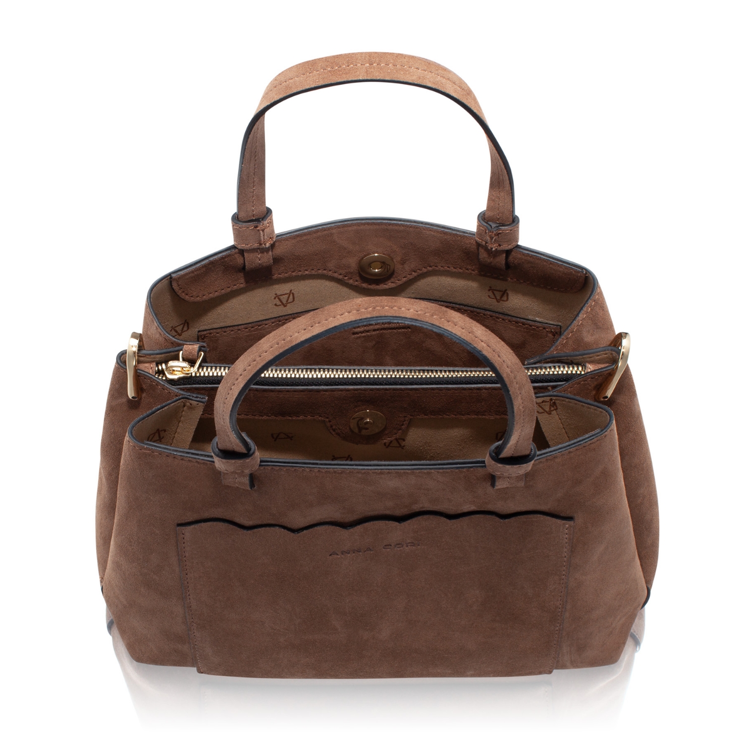 Imagine Geanta dama de mana CAYA 02 CROSTA FANGO