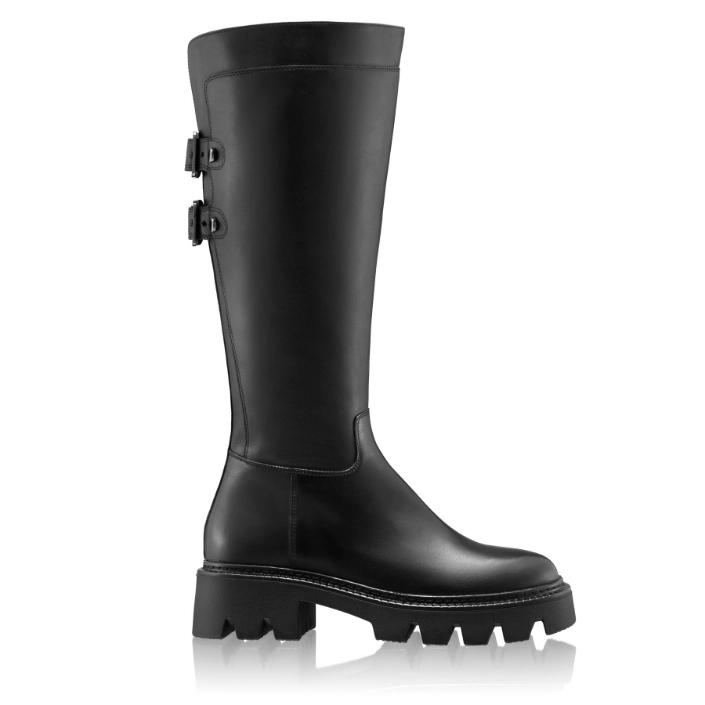 Show details for Women Leather Boots 8156 Vitello Black Picture of Women Leather Boots 8156 Vitello Black