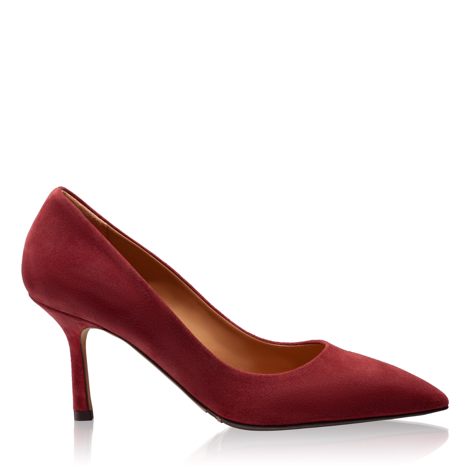 Imagine Pantofi Eleganti Dama 8026 Camoscio Bordo