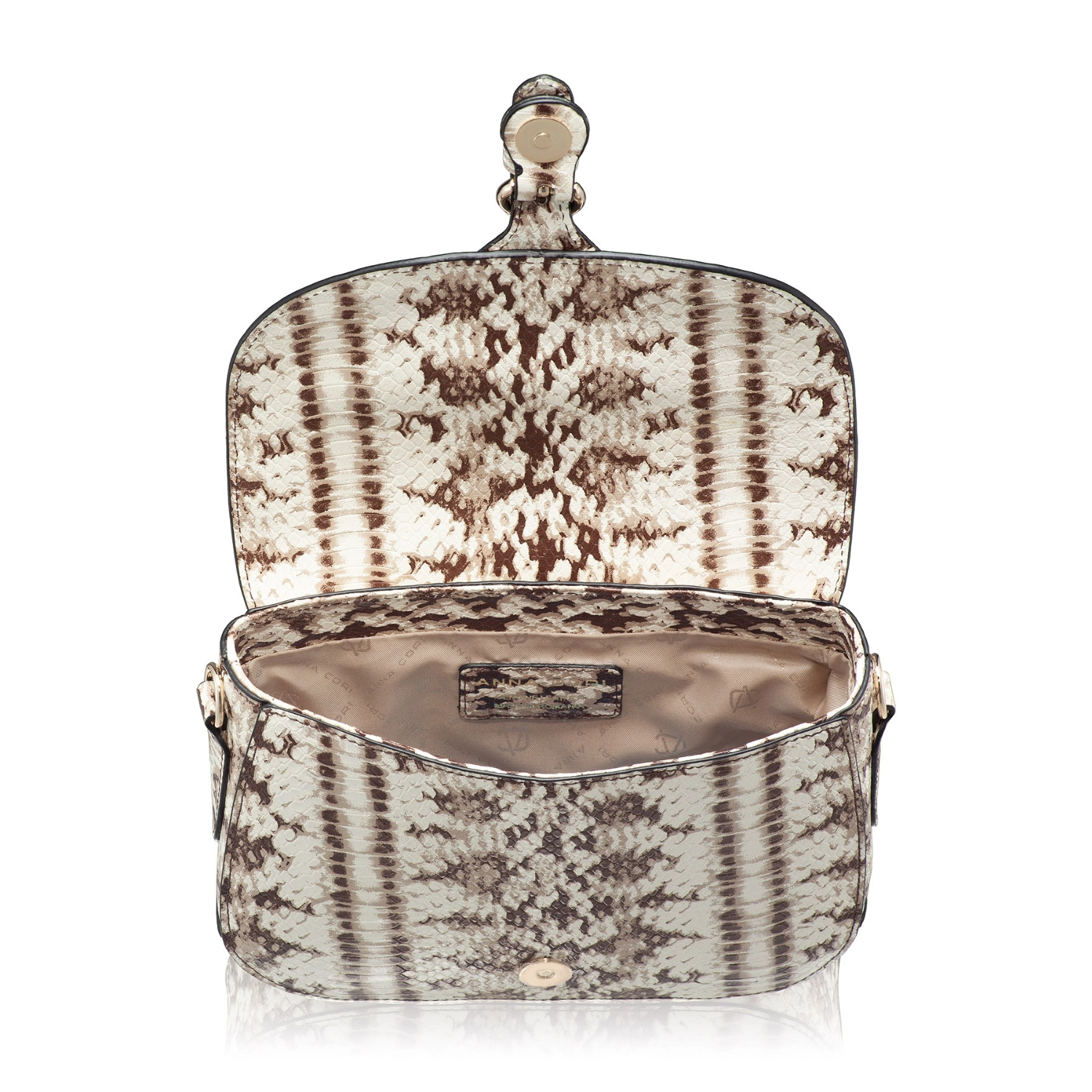 Imagine Geanta dama de umar ISRA 01 PITONE MARO