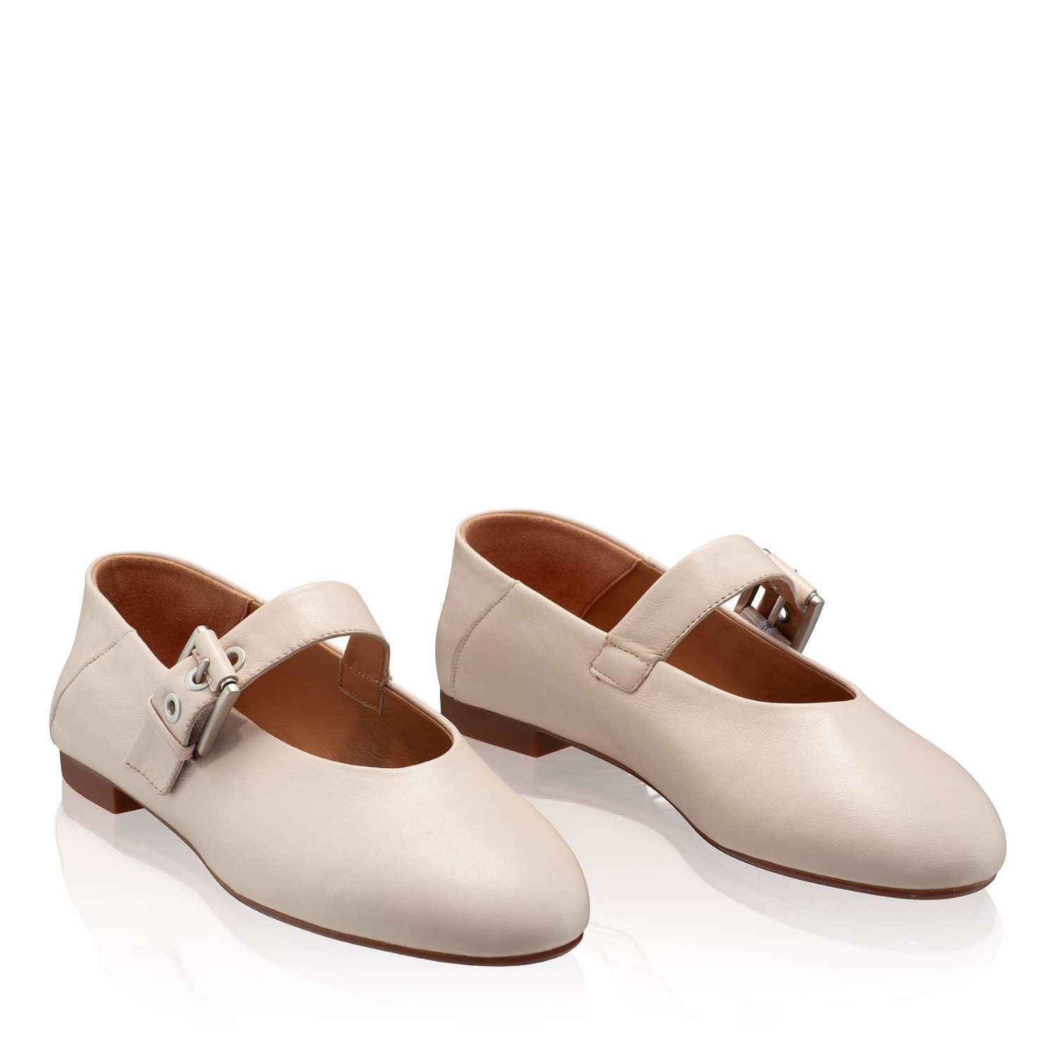 Picture of Women Ballerina Flats 7824 Nappa Beige