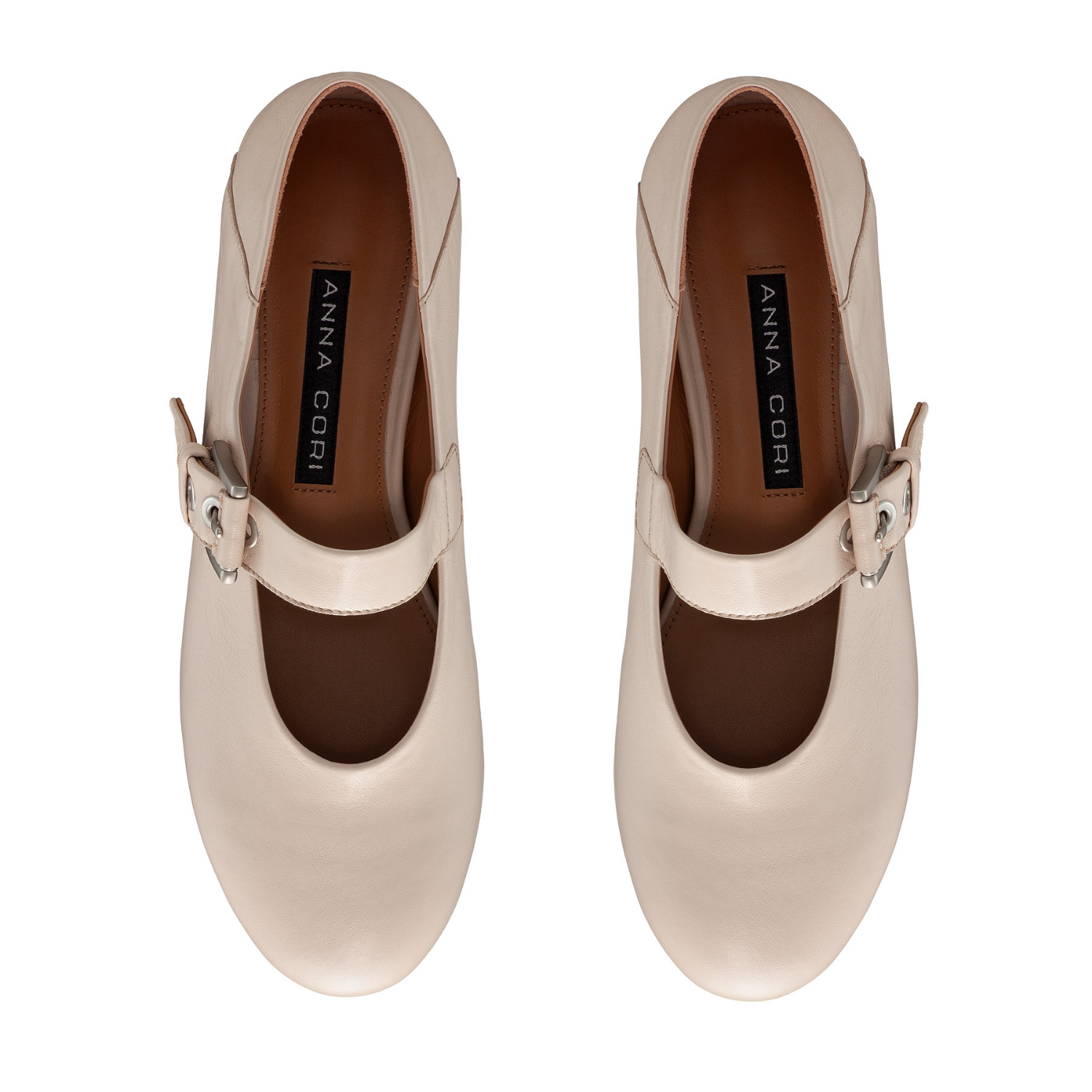 Picture of Women Ballerina Flats 7824 Nappa Beige
