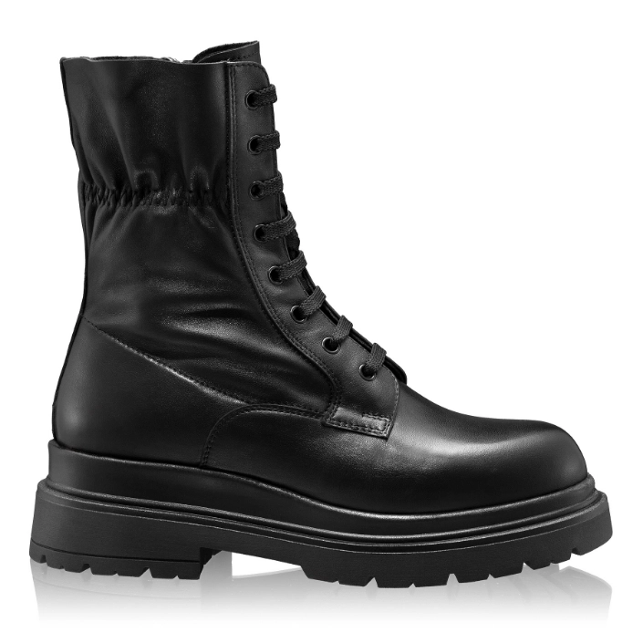 Picture of Women's genuine leather ankle-boots 8255 Vitello Black