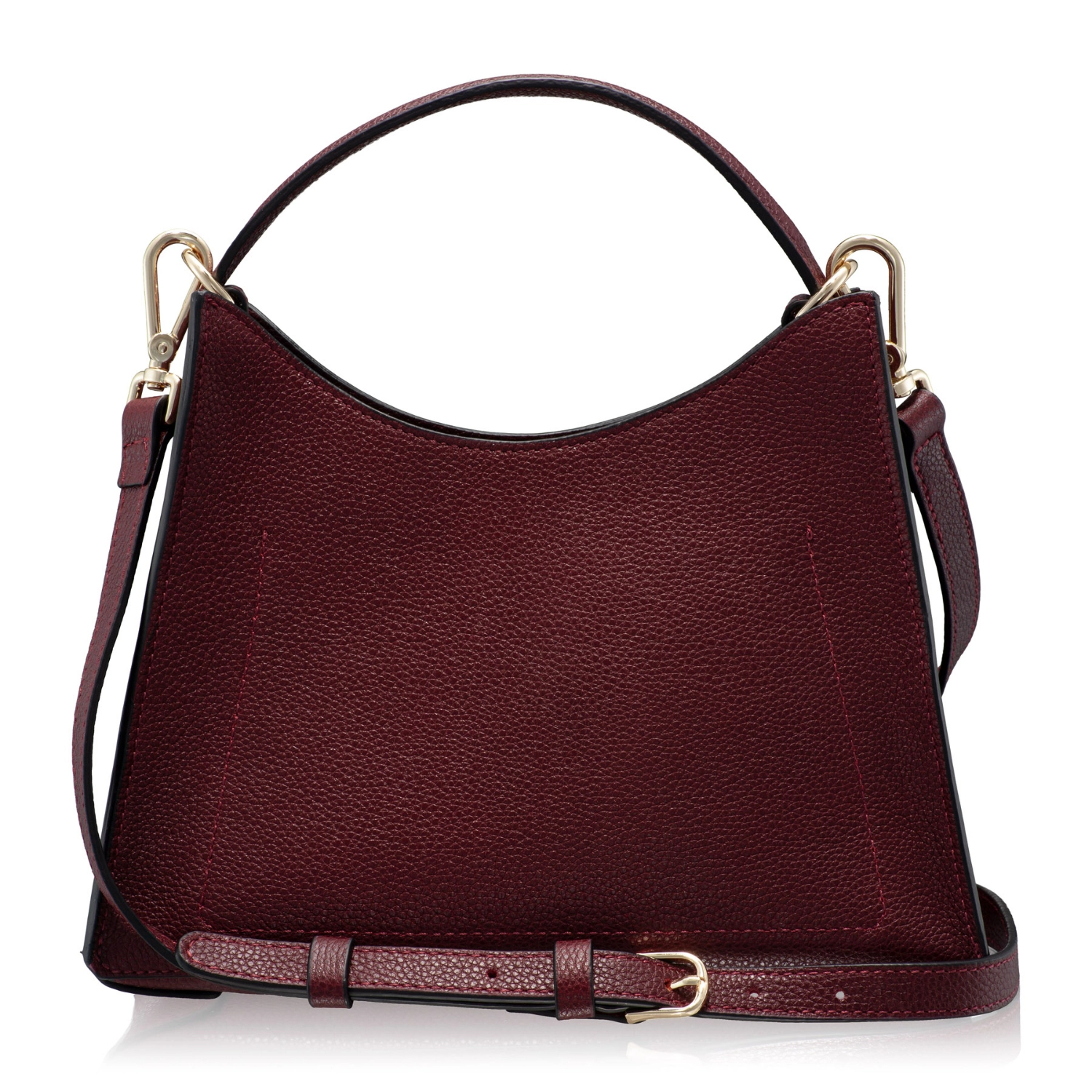 Picture of Women Leather Hand Bag HELEN 02 BOTTALATO BORDO