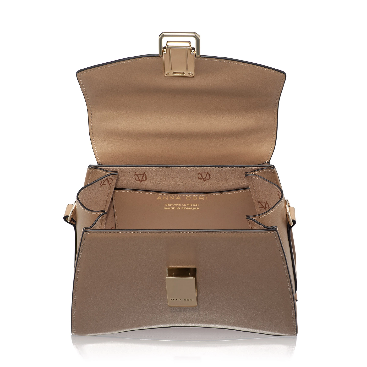 Picture of Women Leather HandbagCERISE 01 VITELLO TAUPE