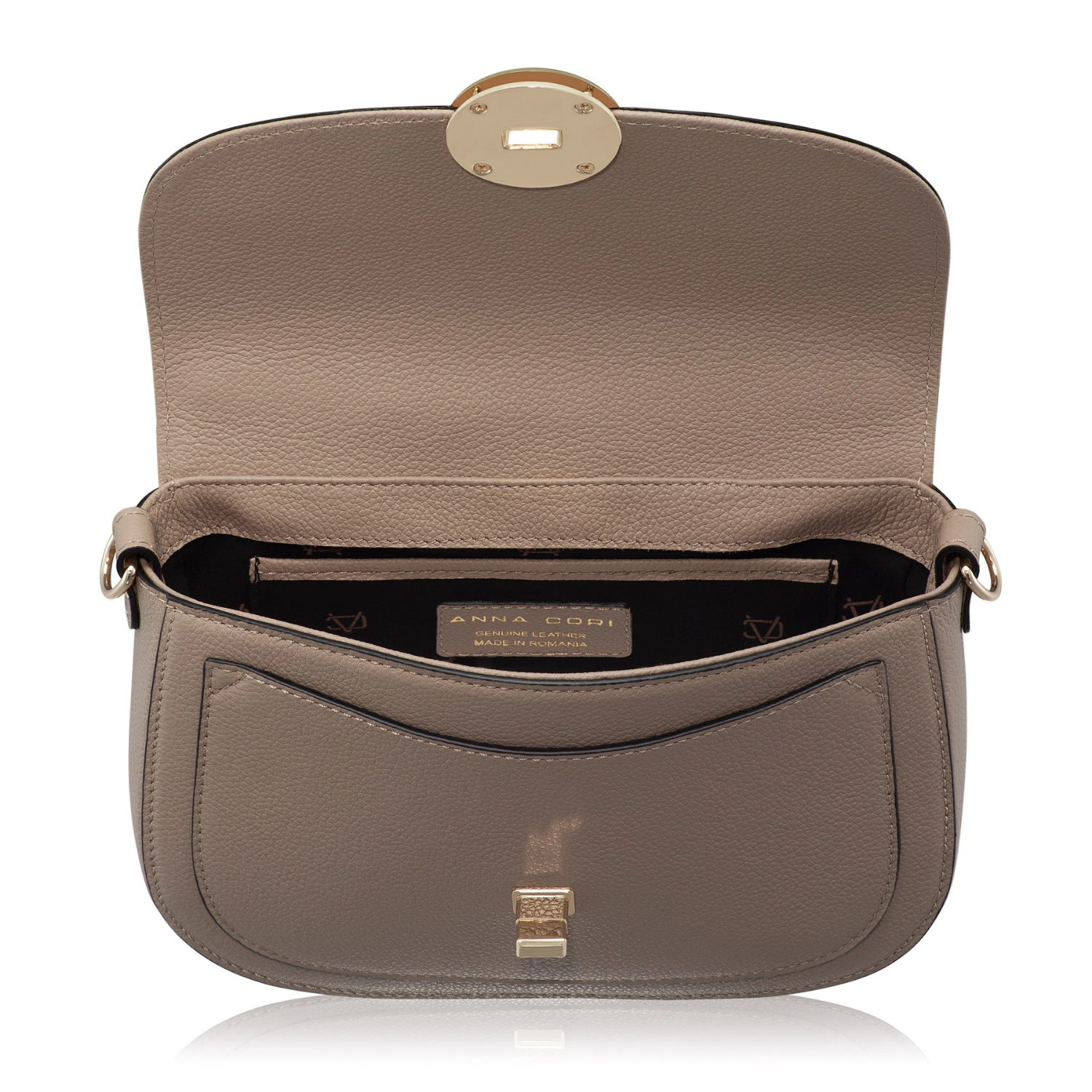 Picture of Women Leather Handbag ENA 04 BOTTALATO TAUPE