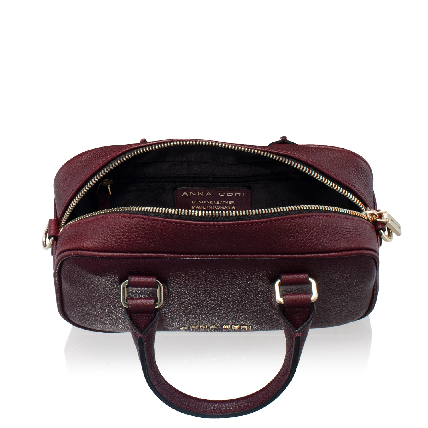 Picture of Women Leather Handbag TINY 01 BOTTALATO BORDO