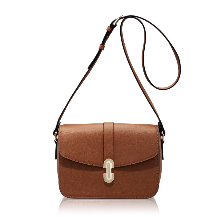 Imagine Geanta dama de umar ANERA 01 VIT STAMP CUOIO