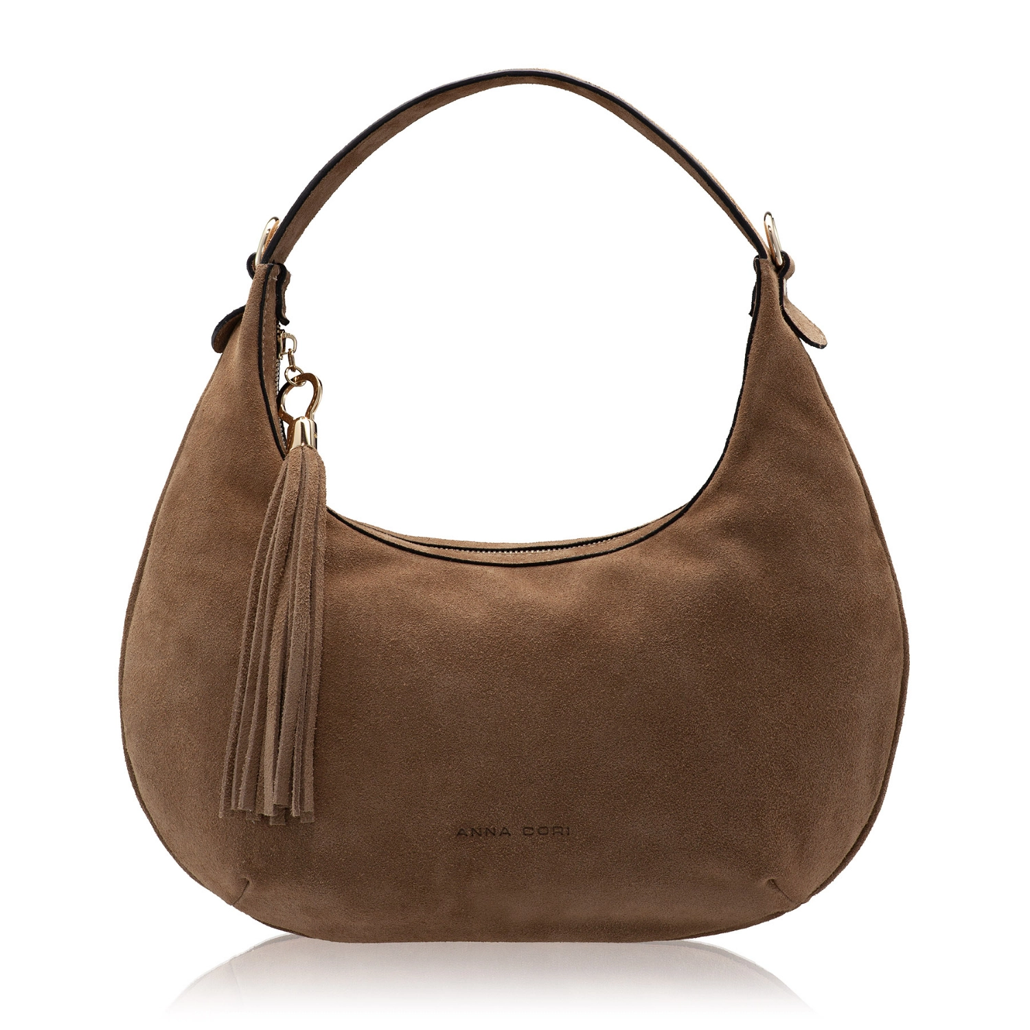 Picture of Women Leather Hand Bag NORY 01 CROSTA TAUPE