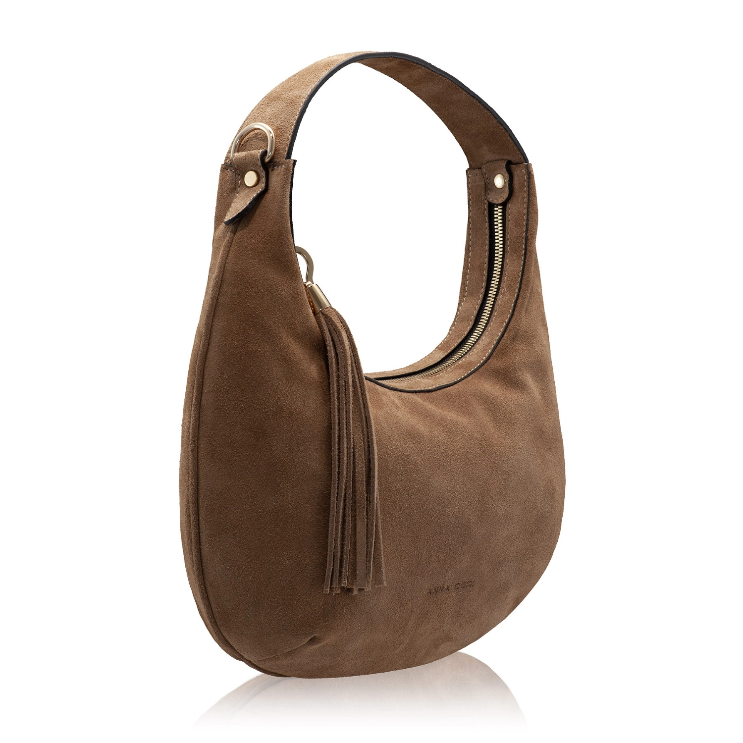 Picture of Women Leather Hand Bag NORY 01 CROSTA TAUPE