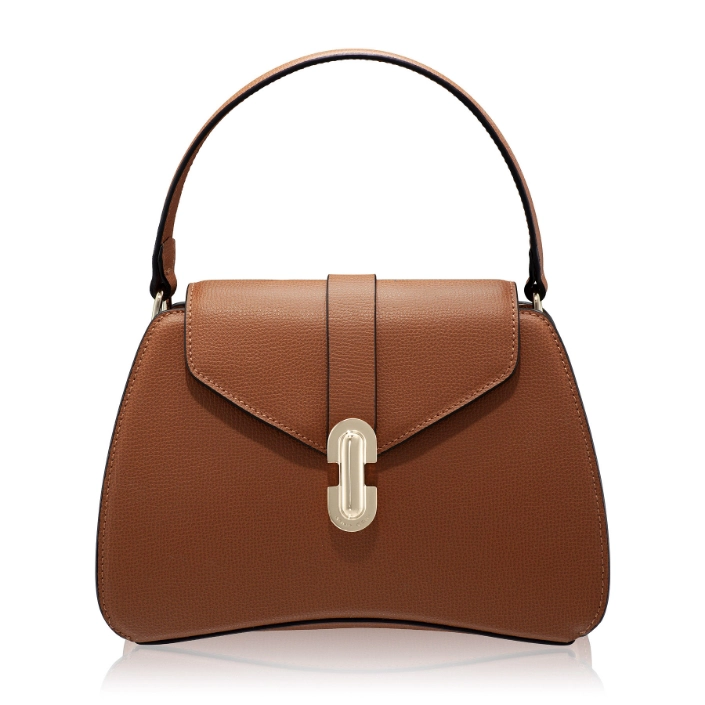 Imagine Geanta dama de Mana ANERA 02 VIT STAMP CUOIO