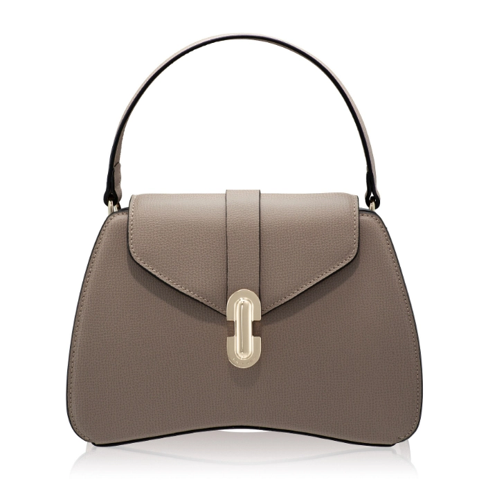 Picture of Women Leather Handbag ANERA 02 VIT STAMP TAUPE