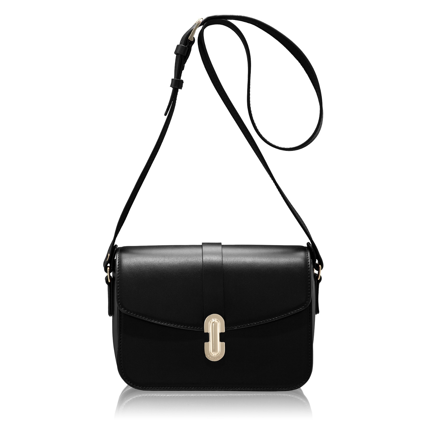 Imagine Geanta dama de umar ANERA 01 VITELLO NEGRU