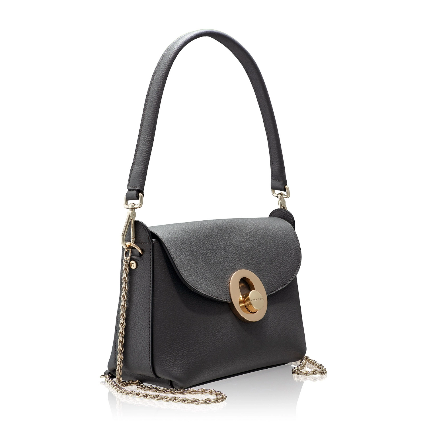 Picture of Women Leather Shoulder Bag KARMA BOTTALATO GRI