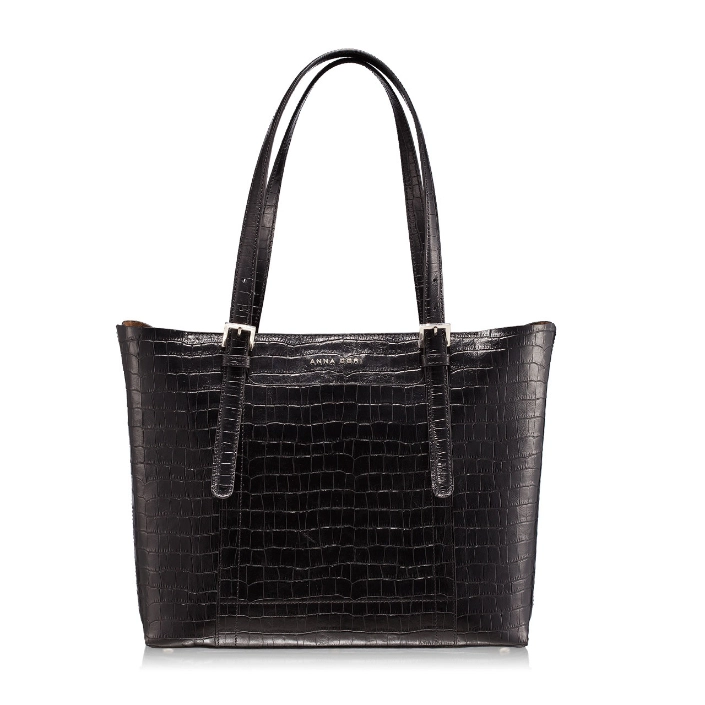 Imagine Geanta Dama de Umar ANEMONA CROCO NEGRU